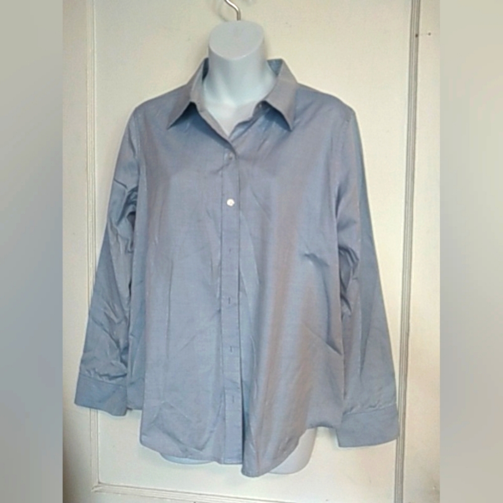 🛍️ BUNDLE ONLY 🛍️ LIZ CLAIBORNE BLUE BUTTON DOWN SHIRT